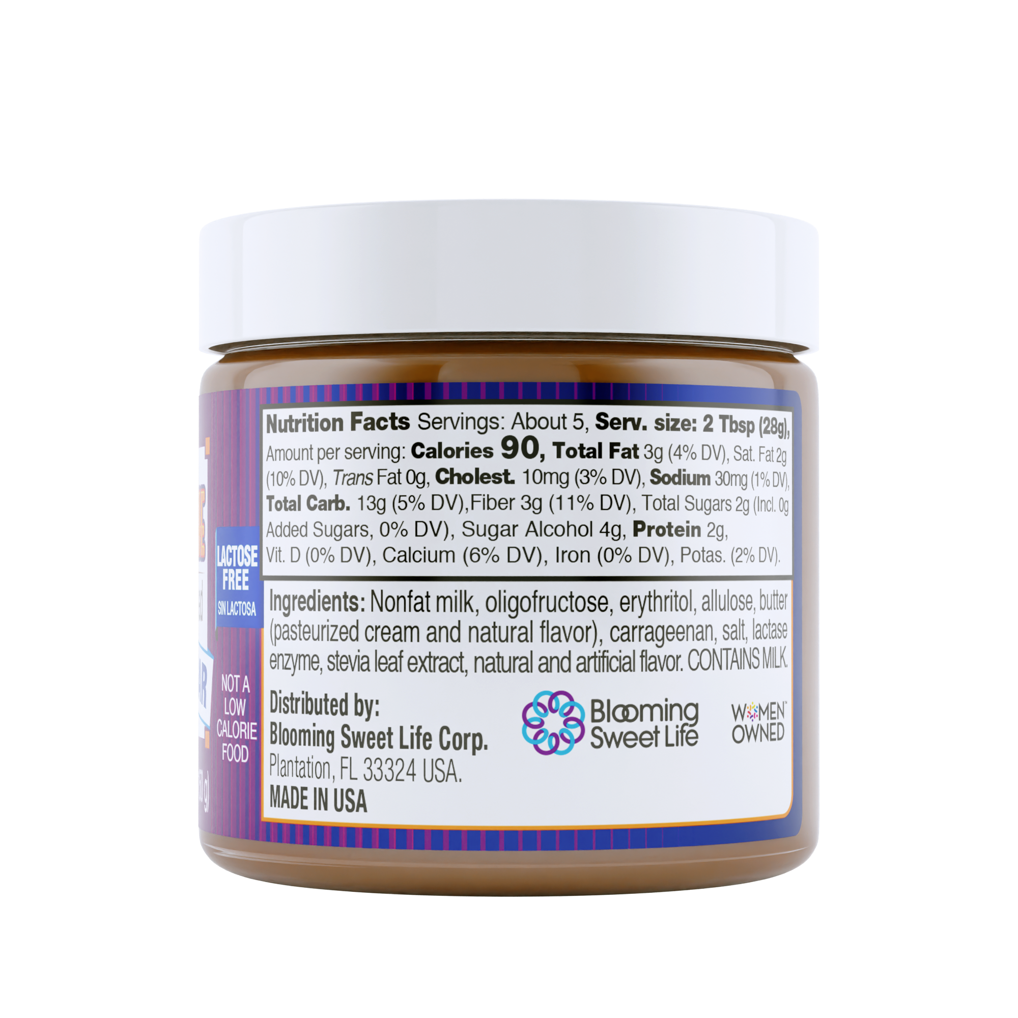 DairySky Dulce de Leche  5.3 Oz. - No Added Sugar Milk Caramel Spread 